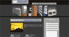 Desktop Screenshot of materialeselpaso.com