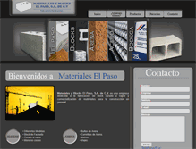 Tablet Screenshot of materialeselpaso.com